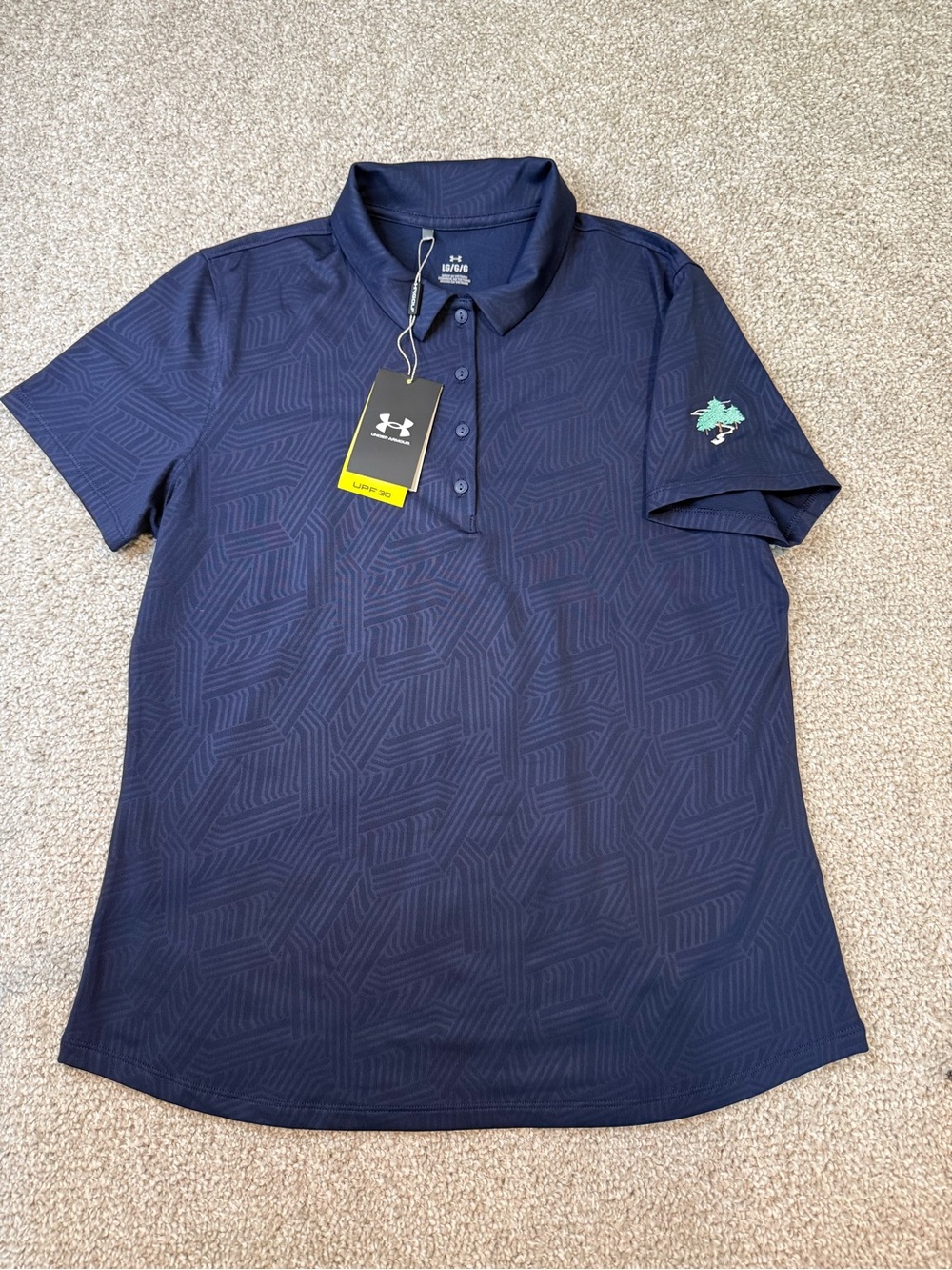 Women’s Navy Under Armor Polo- NWT - Size Large